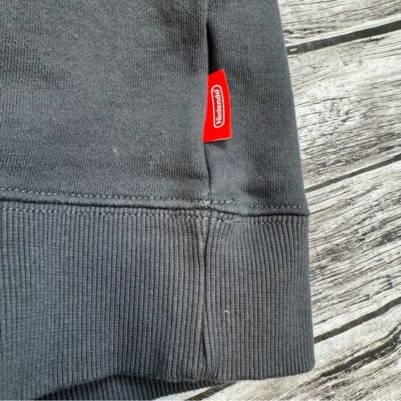 Nintendo Women Legend of Zelda Pullover Sweatshirt S SM Small Charcoal Grey Gray - Picture 12 of 15